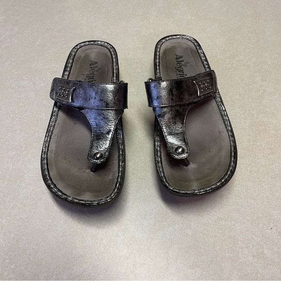 Alegria By Pg Life 'carina' Sandal Women's Size 37 Leather Hook - Picture 3 of 9